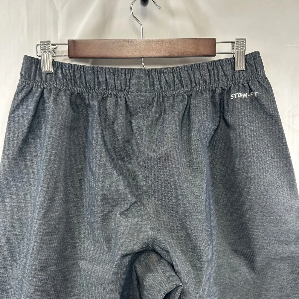 Nike Storm-FIT Golf Pants Mens Medium Gray Zippered Hem 535636 Waterproof